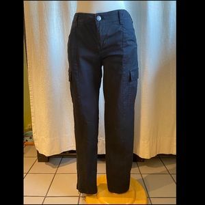 Celine DeNime Skinny Black Cargo Pant